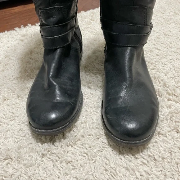 Sperry Black Leather Knee-High Boots - Picture 4 of 10